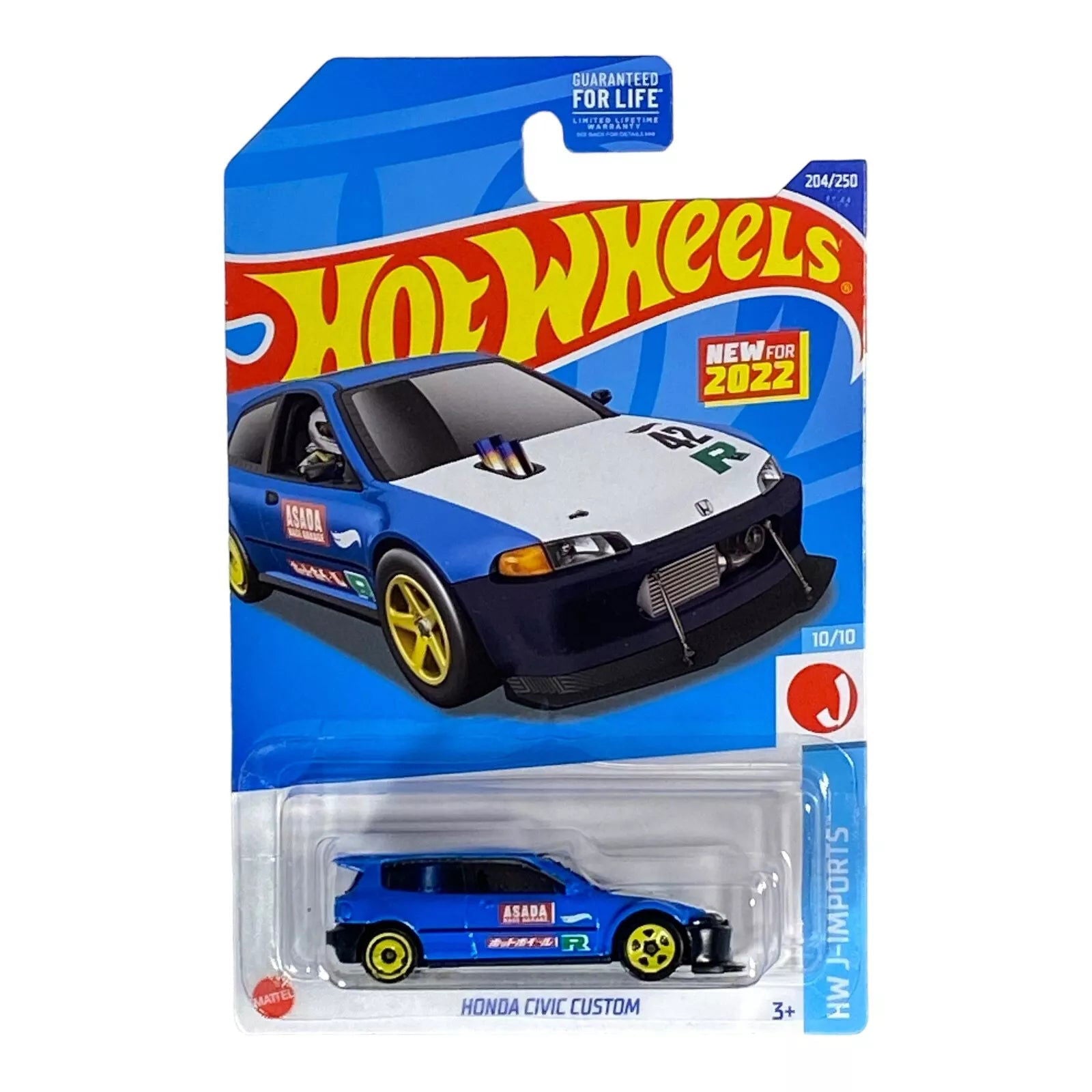 Hot Wheels Honda Civic Custom - J-Imports Series 10/10 - Collectors World Toys