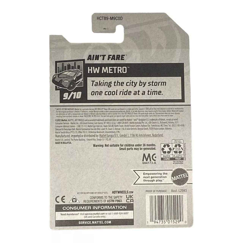 Hot Wheels Ain't Fare - Metro Series 9/10 -