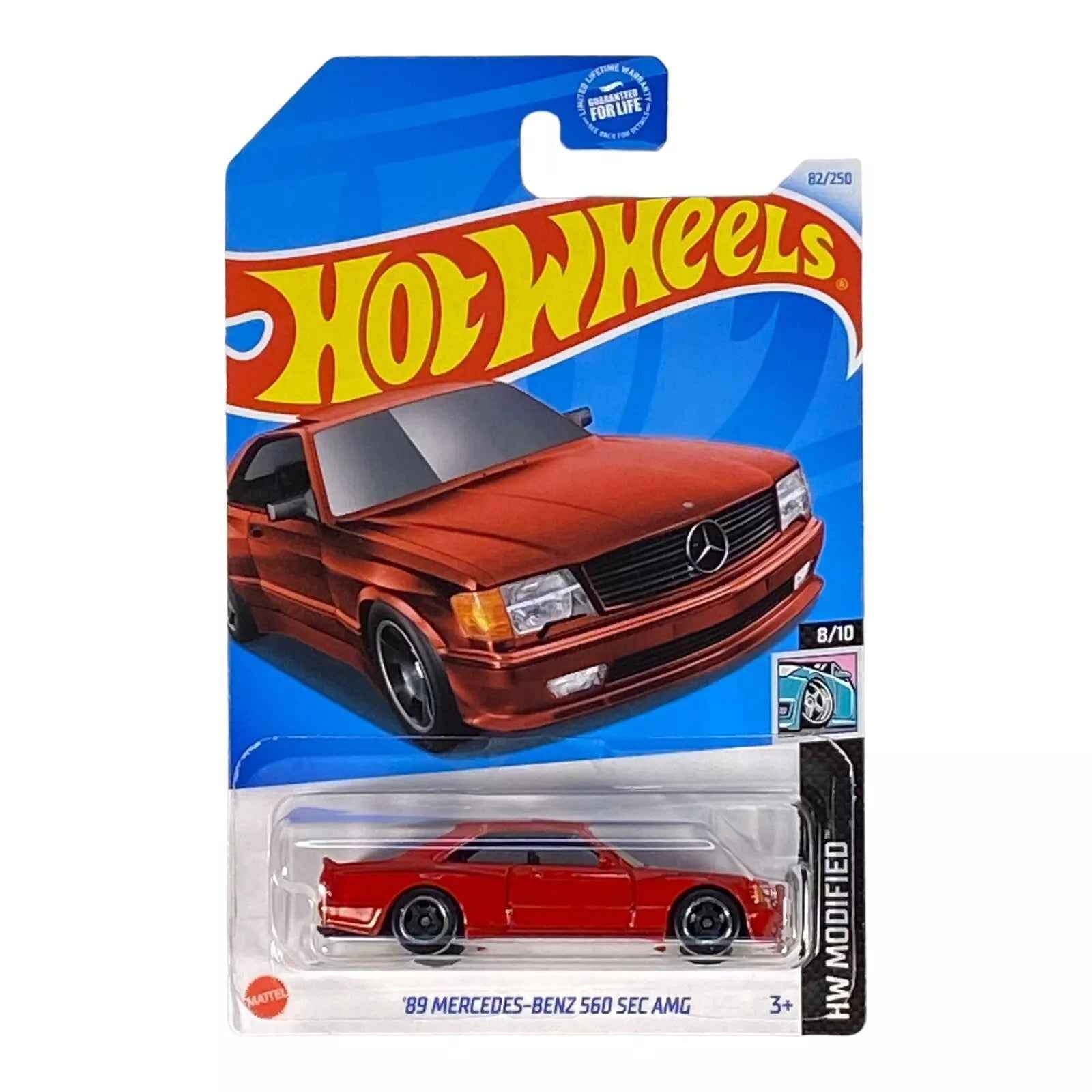 Hot Wheels '89 Mercedes-Benz 560 SEC AMG - Modified Series 8/10 Main image