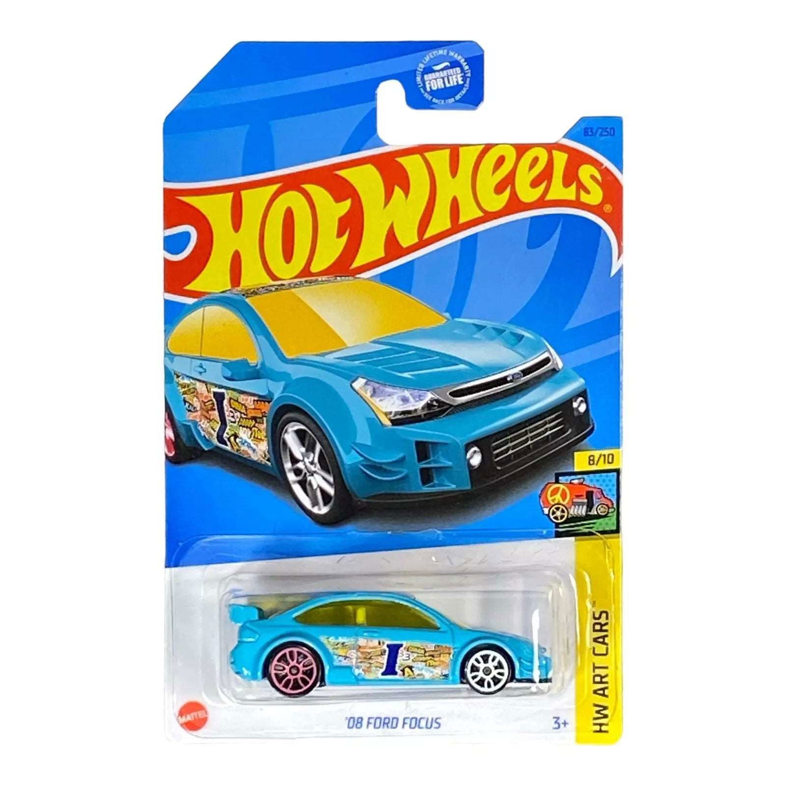 Hot Wheels '08 Ford Focus - Art Cars Series 8/10 - Collectors World Toys