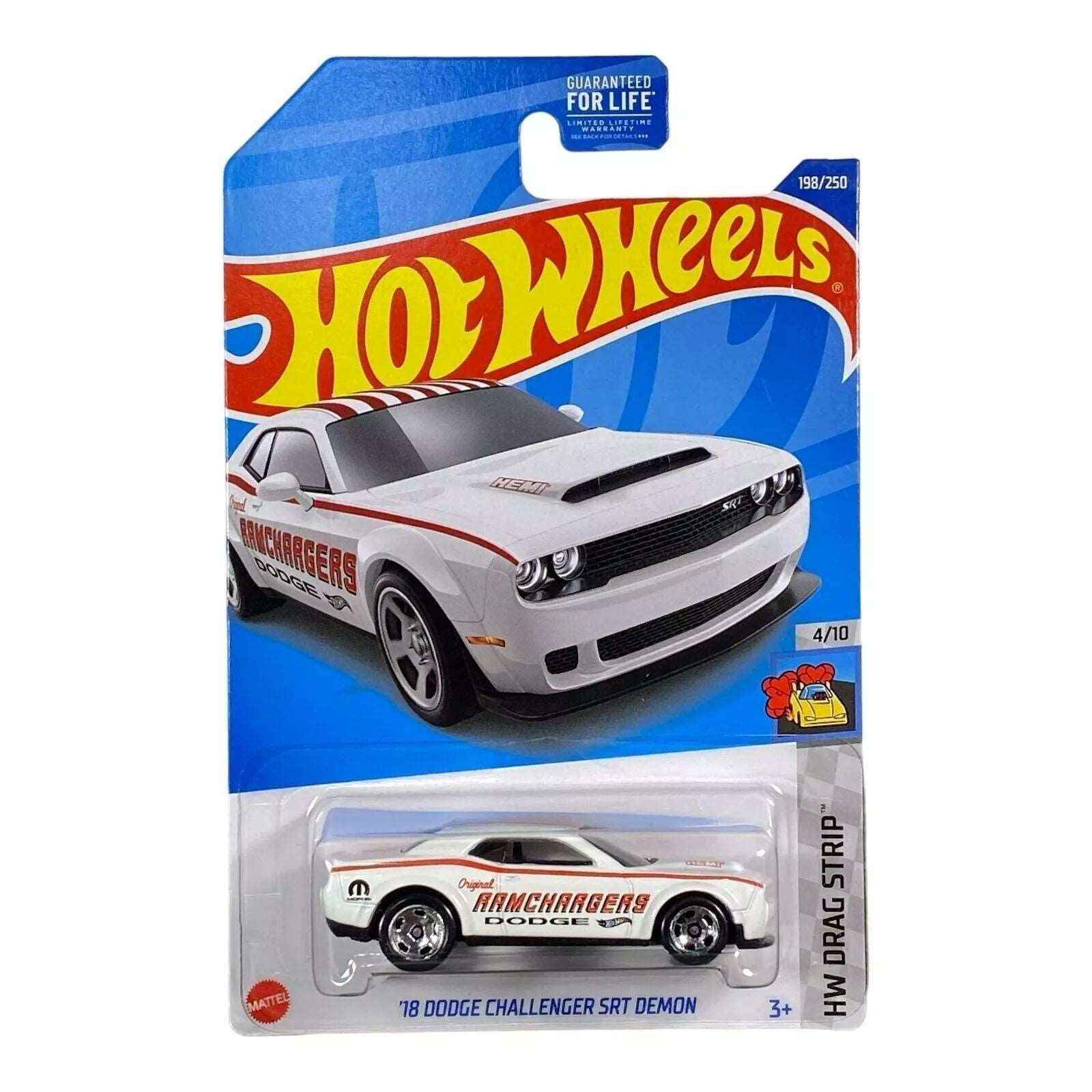 Hot Wheels '18 Dodge Challenger SRT Demon - Drag Strip Series 4/10 Main image