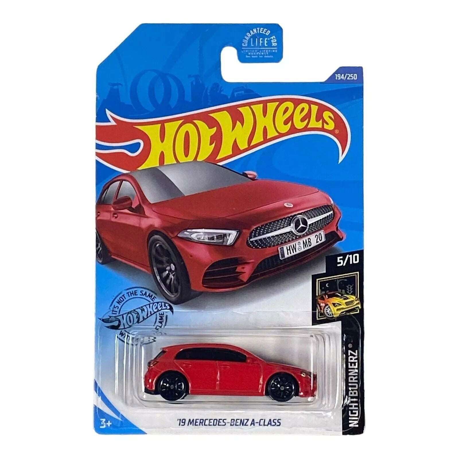 Hot Wheels '19 Mercedes-Benz A-Class - Nightburnerz Series 5/10 - Collectors World Toys