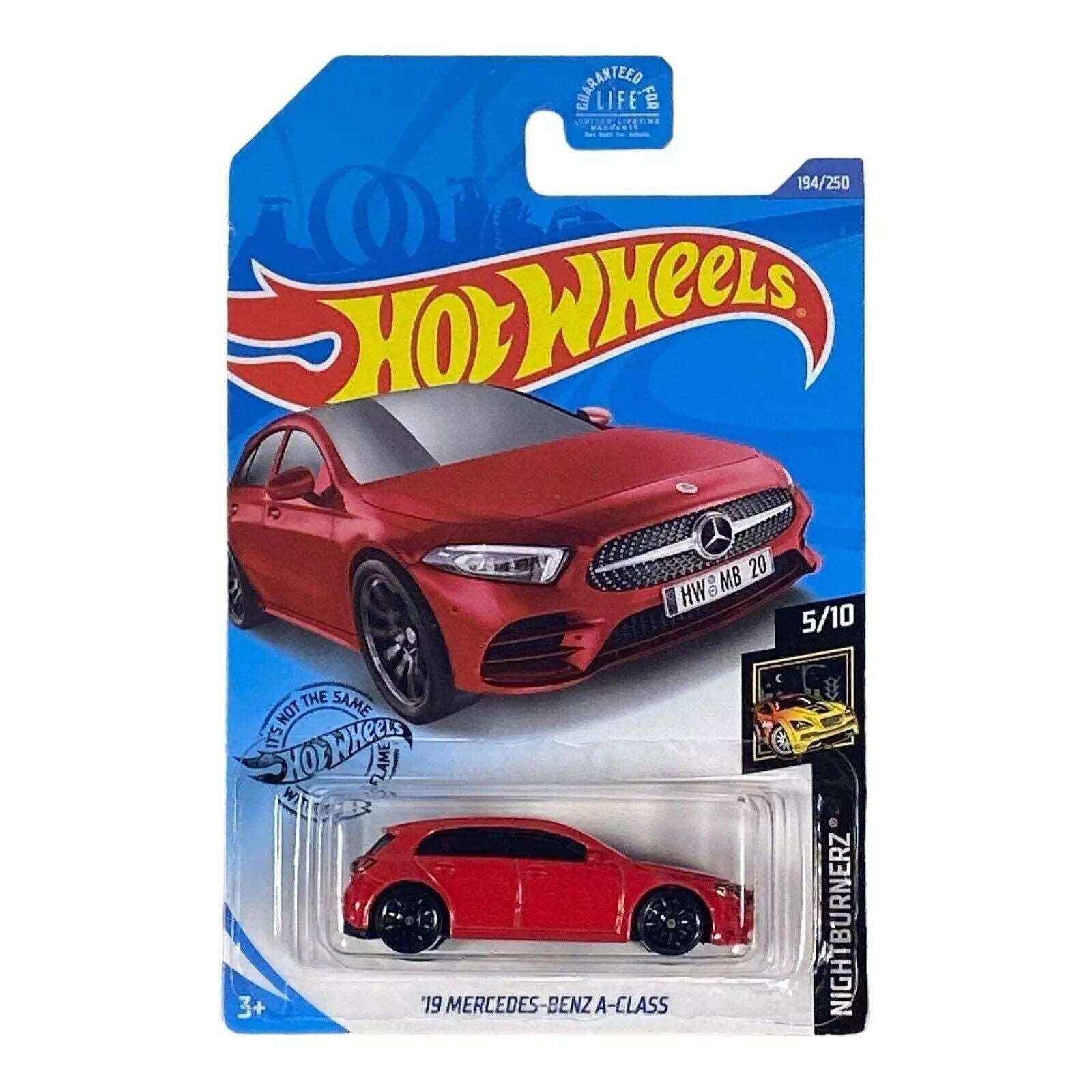 Hot Wheels '19 Mercedes-Benz A-Class - Nightburnerz Series 5/10 Main image
