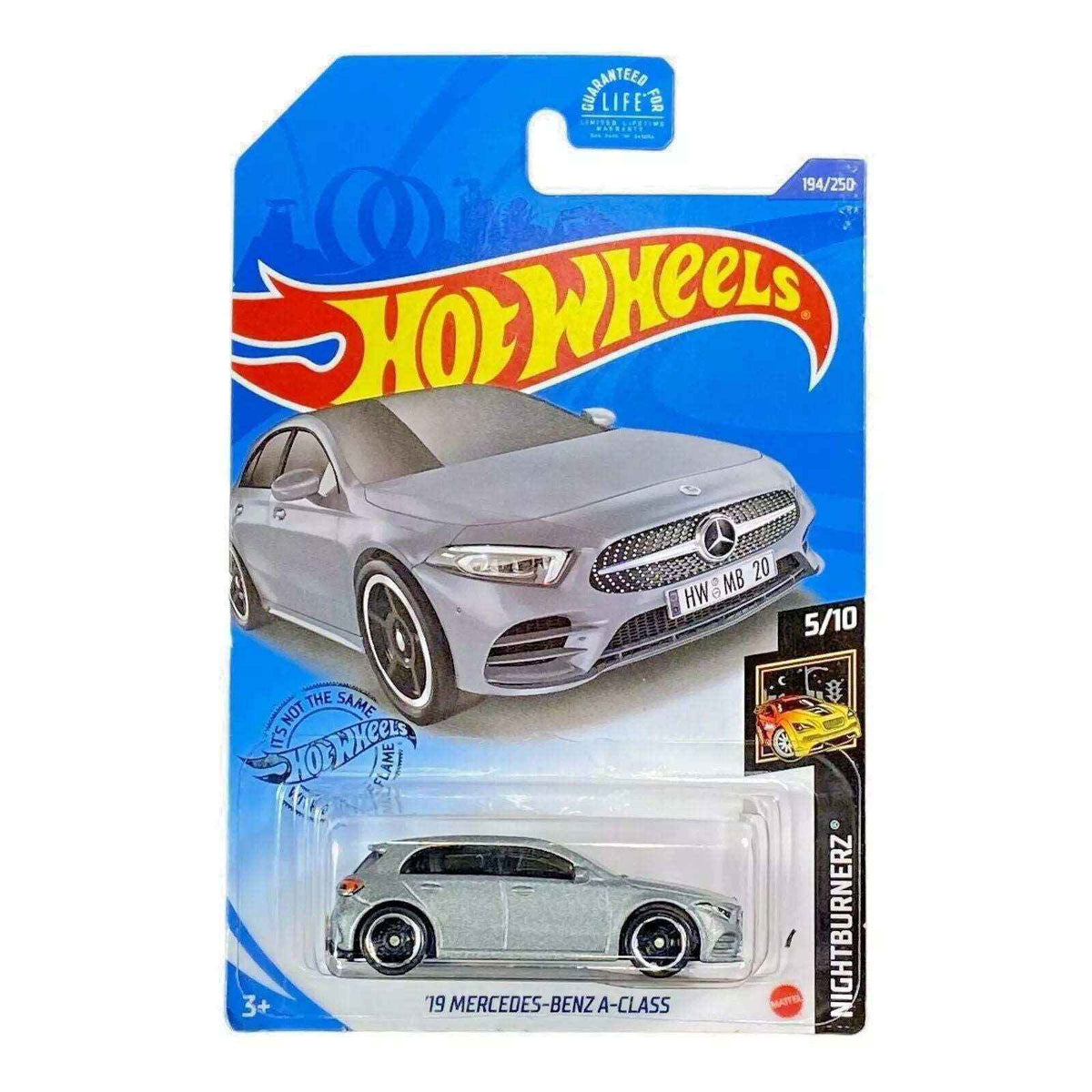 Hot Wheels '19 Mercedes-Benz A-Class - Nightburnerz Series 5/10