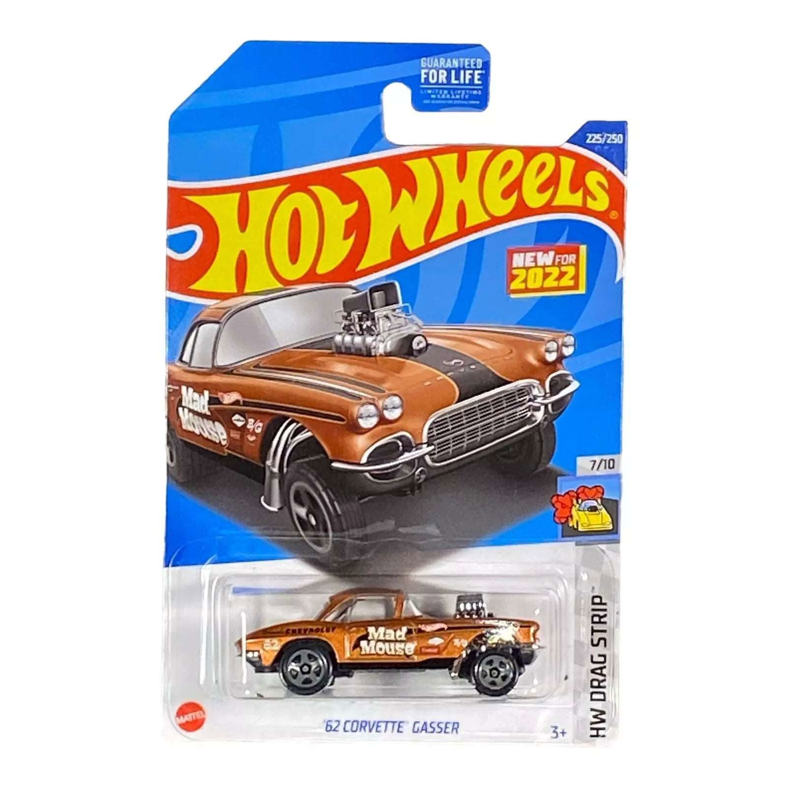 Hot Wheels '62 Corvette Gasser - Drag Strip Series 7/10 - Collectors World Toys