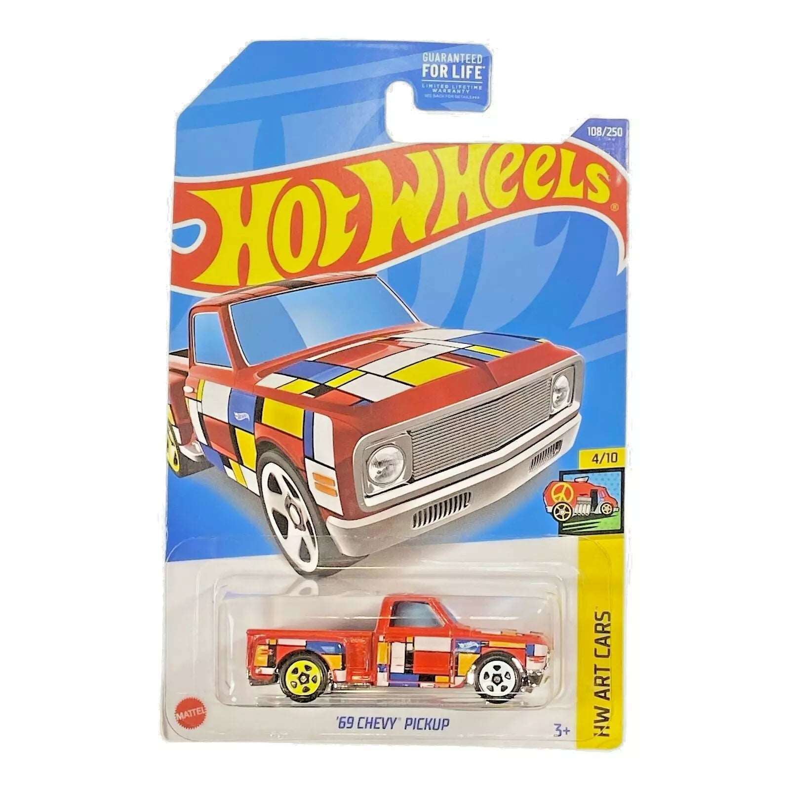 Hot Wheels '69 Chevy Pickup - Art Cars Series 4/10 - Collectors World Toys