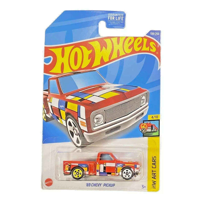 Hot Wheels '69 Chevy Pickup - Art Cars Series 4/10 - Hover Image