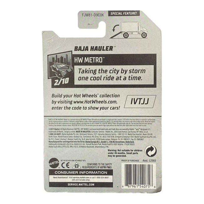 Hot Wheels Baja Hauler - Metro Series 2/10 Main Image