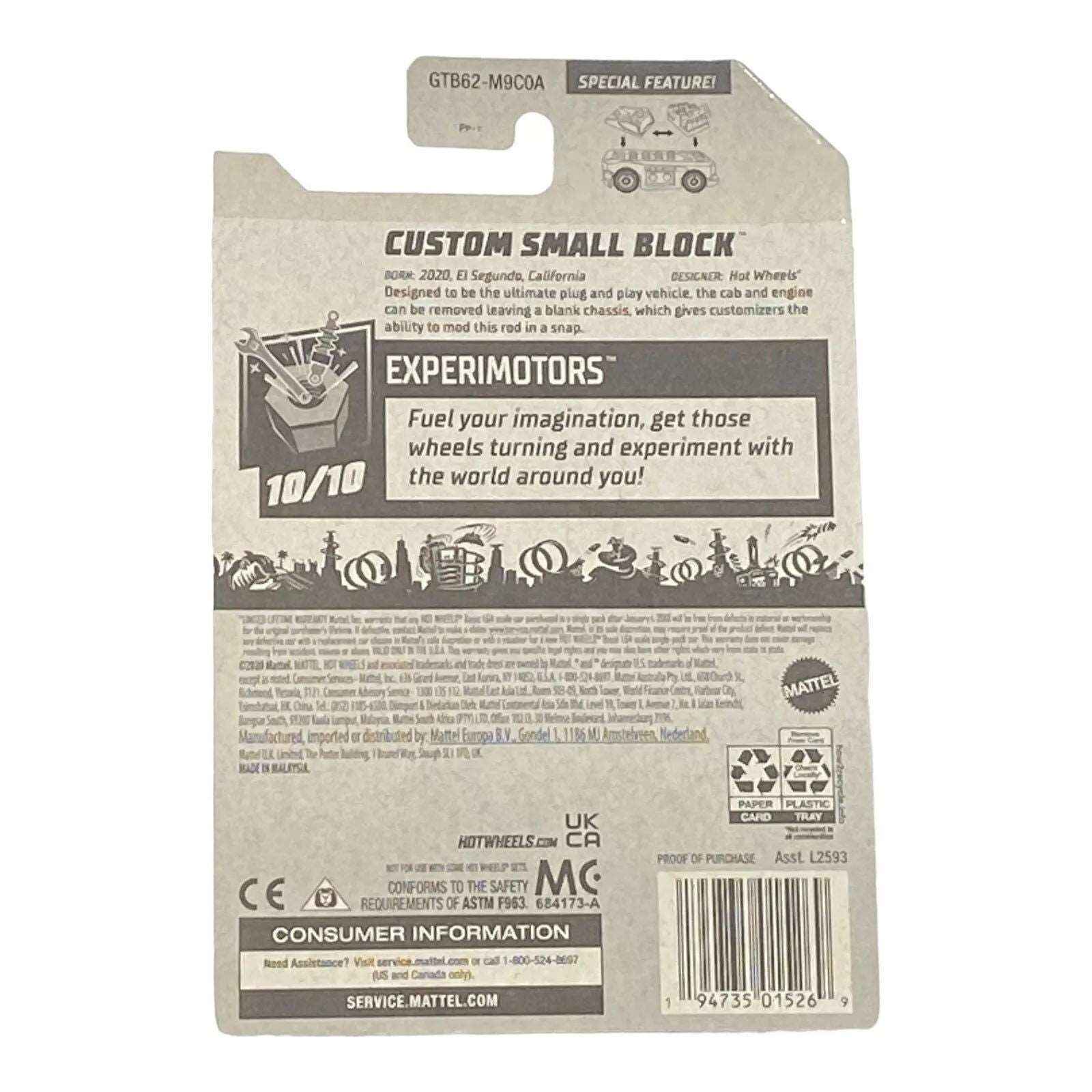 Hot Wheels Custom Small Block - Experimotors Series 10/10 -