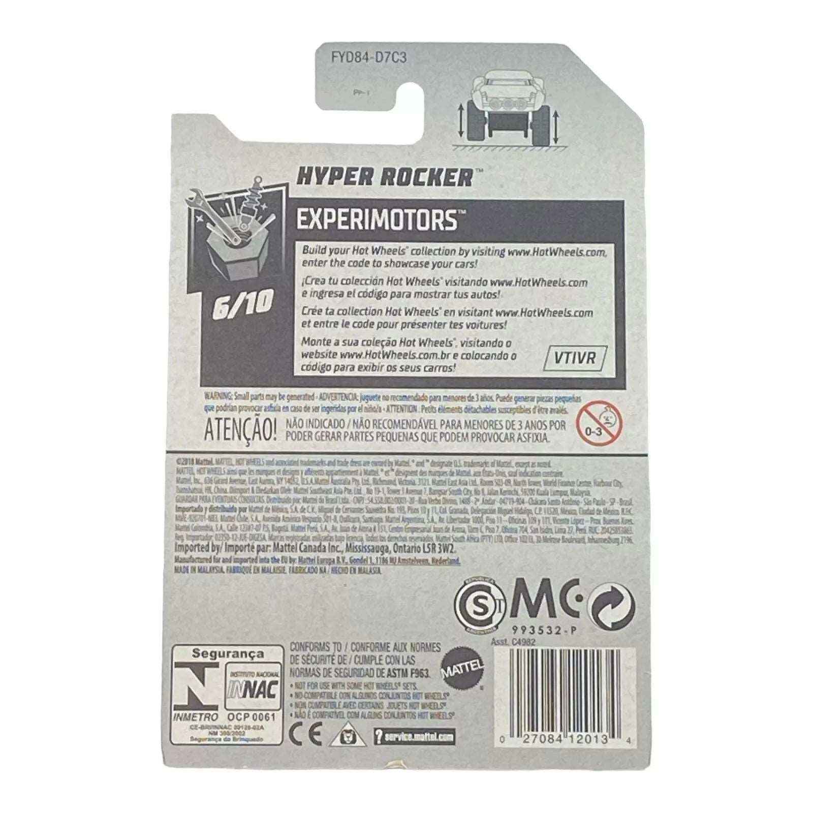 Hot Wheels Hyper Rocker - Experimotors Series 6/10 Secondary image