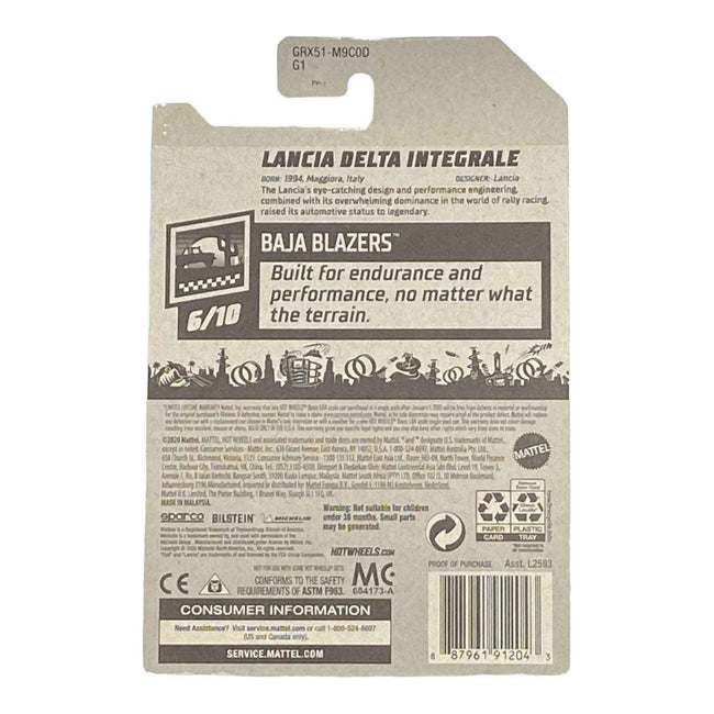 Hot Wheels Lancia Delta Integrale - Baja Blazers Series 6/10 Main Image