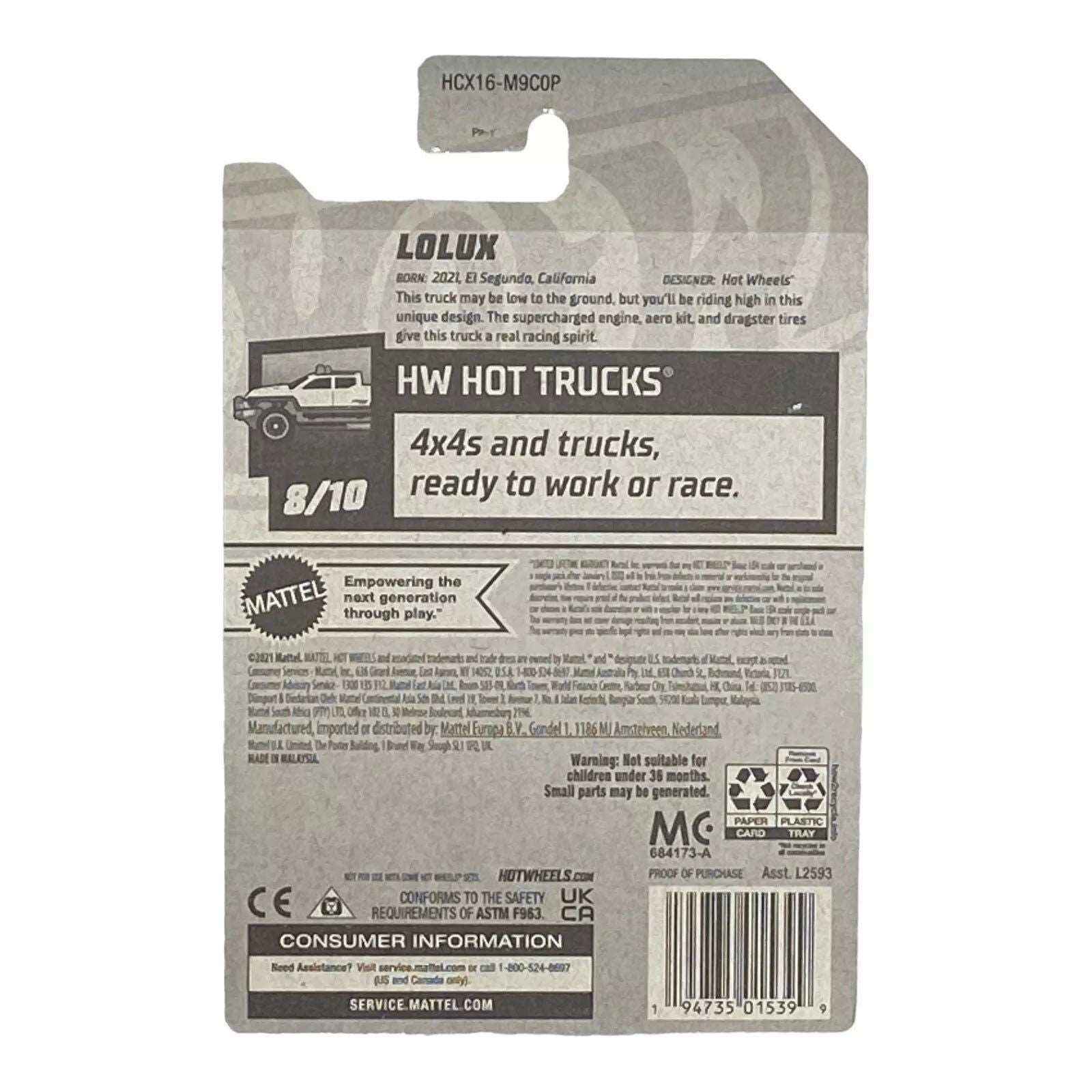 Hot Wheels Lolux - Hot Trucks Series 8/10 -