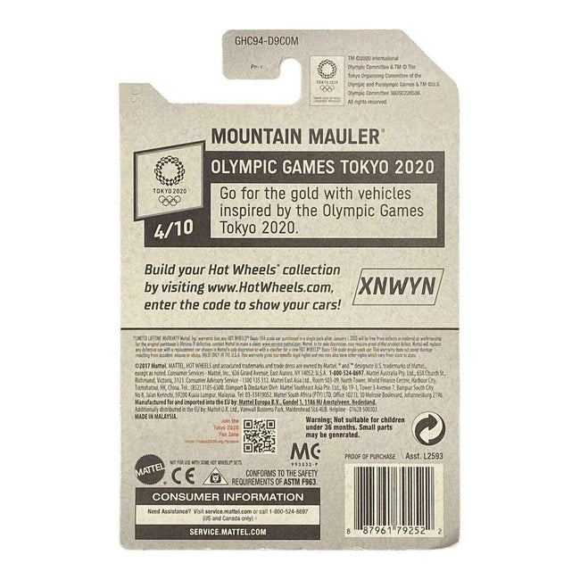 Hot Wheels Mountain Mauler - Olympic Games Tokyo 2020 Series 4/10 Main Image