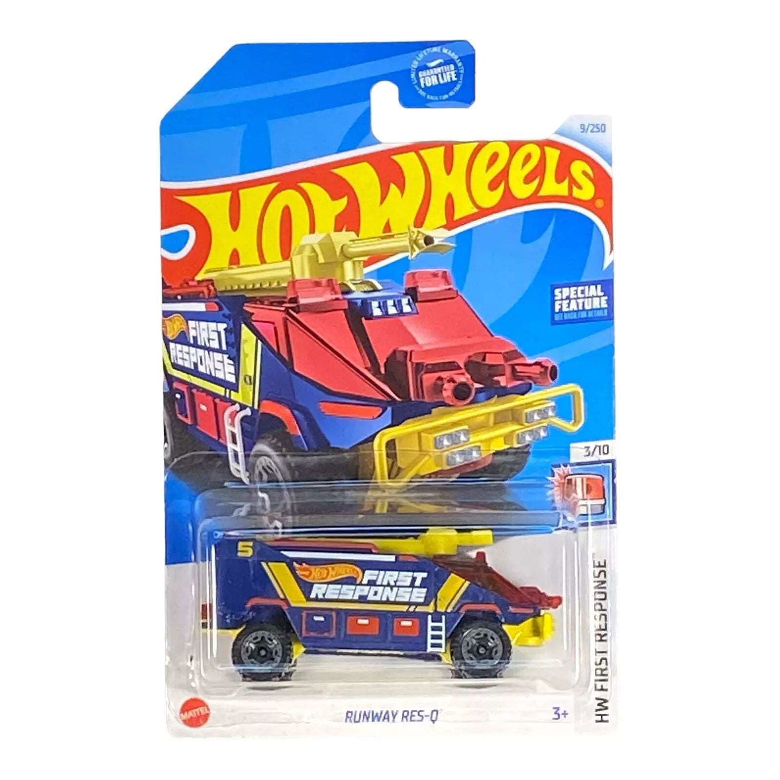 Hot Wheels Runway Res-Q - First Response Series 3/10 - Collectors World Toys