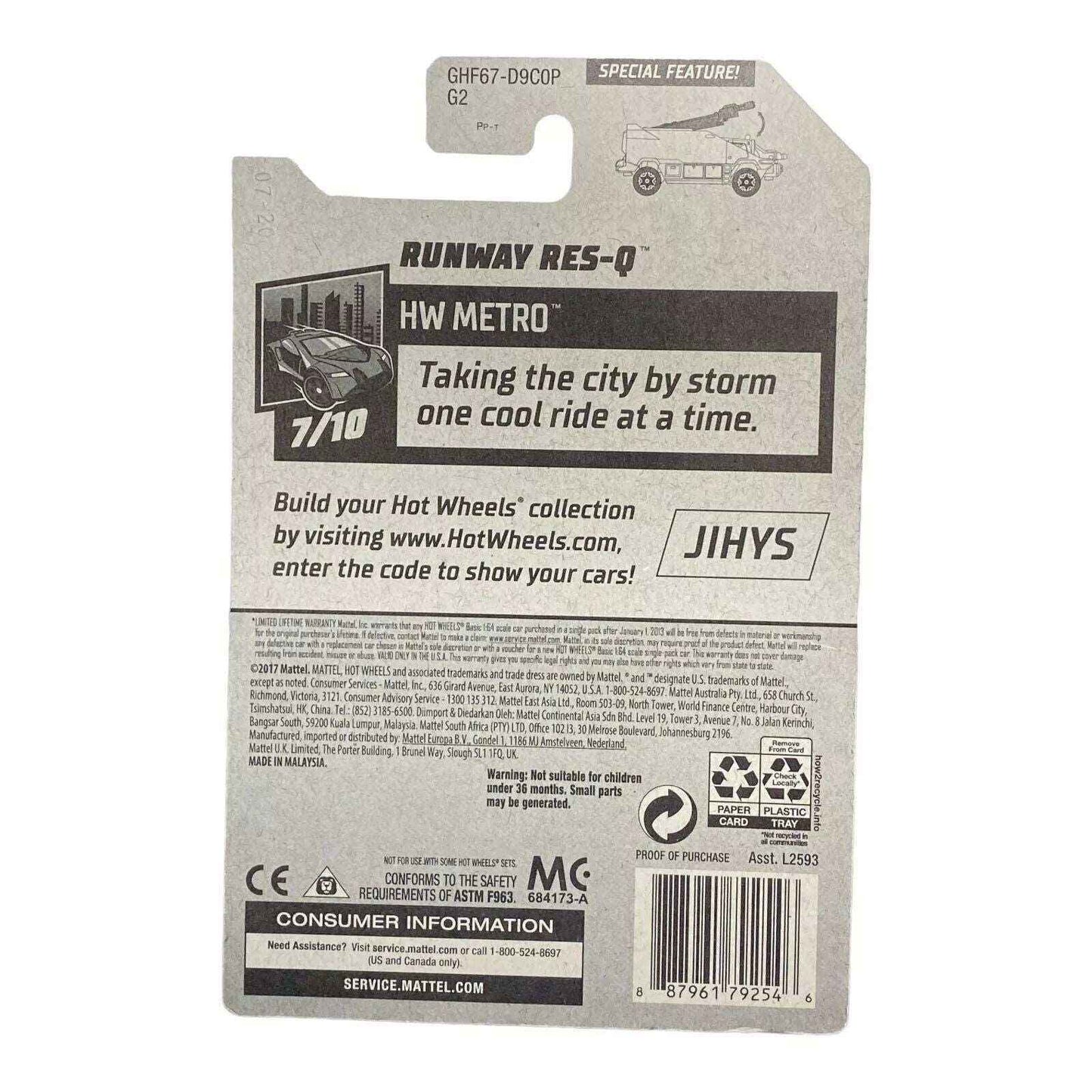 Hot Wheels Runway Res-Q - Metro Series 7/10