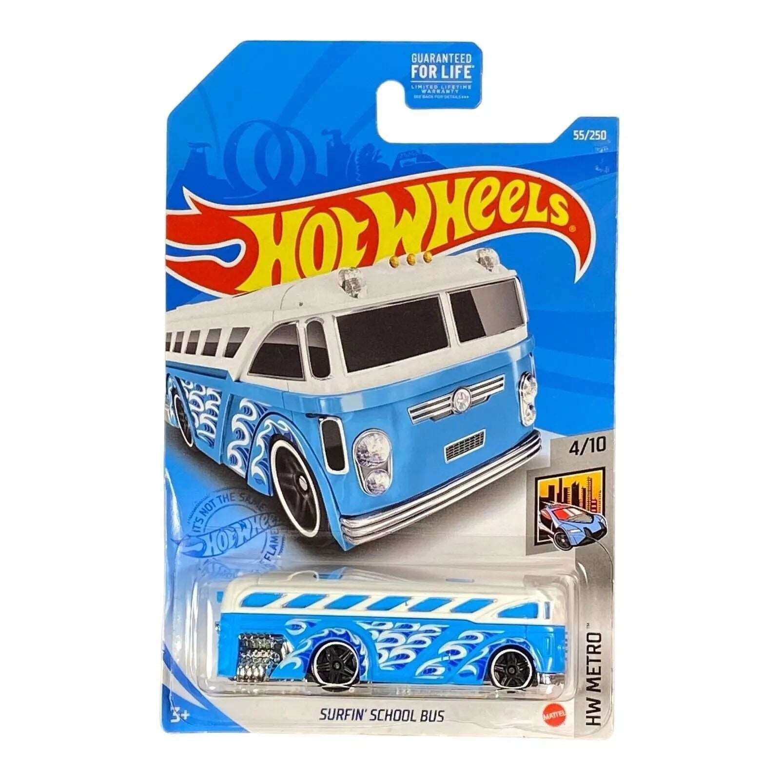 Hot Wheels Surfin' School Bus - Metro Series 4/10 - Collectors World Toys