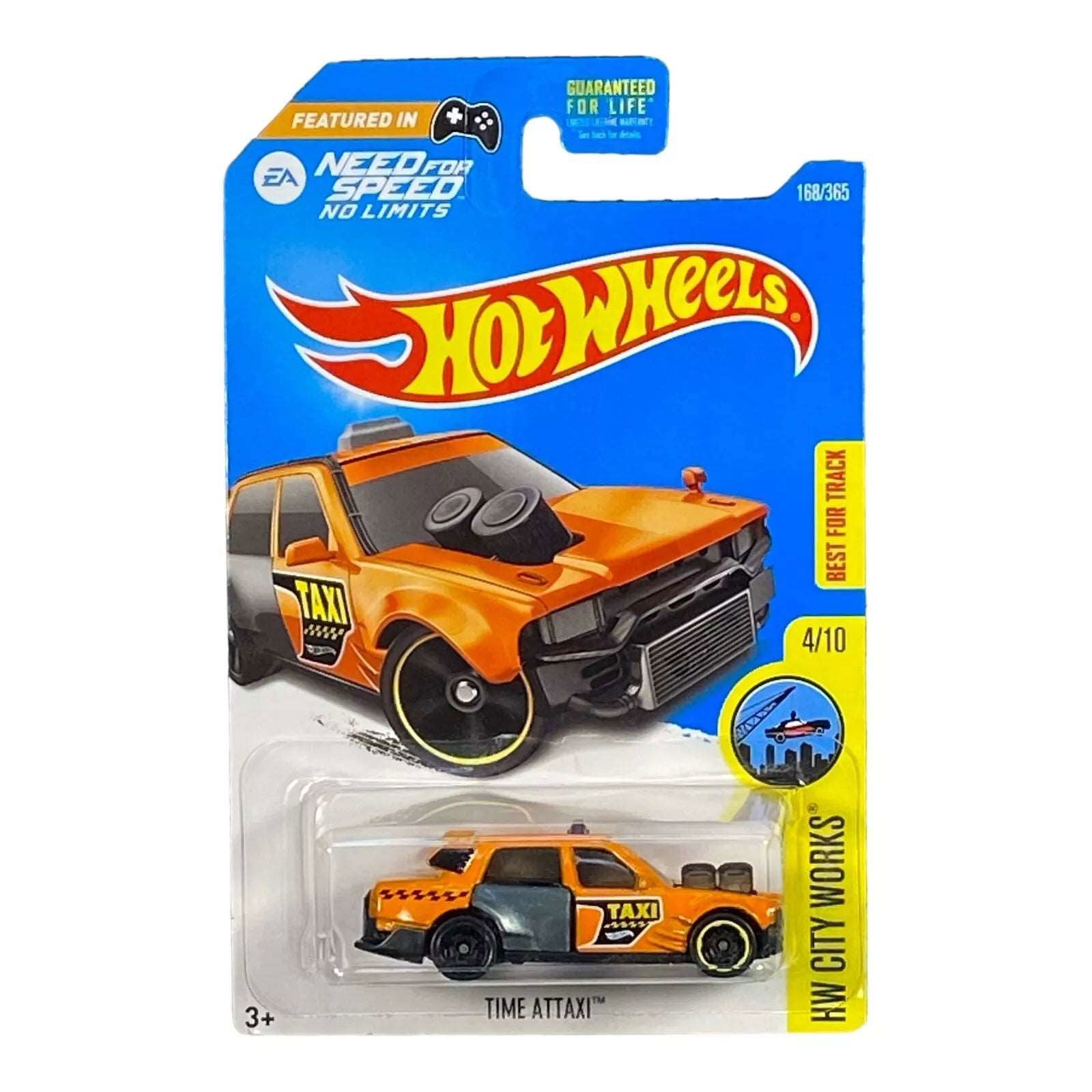 Hot Wheels Time Attaxi - Need for Speed No Limits - City Works Series 4/10 - Collectors World Toys