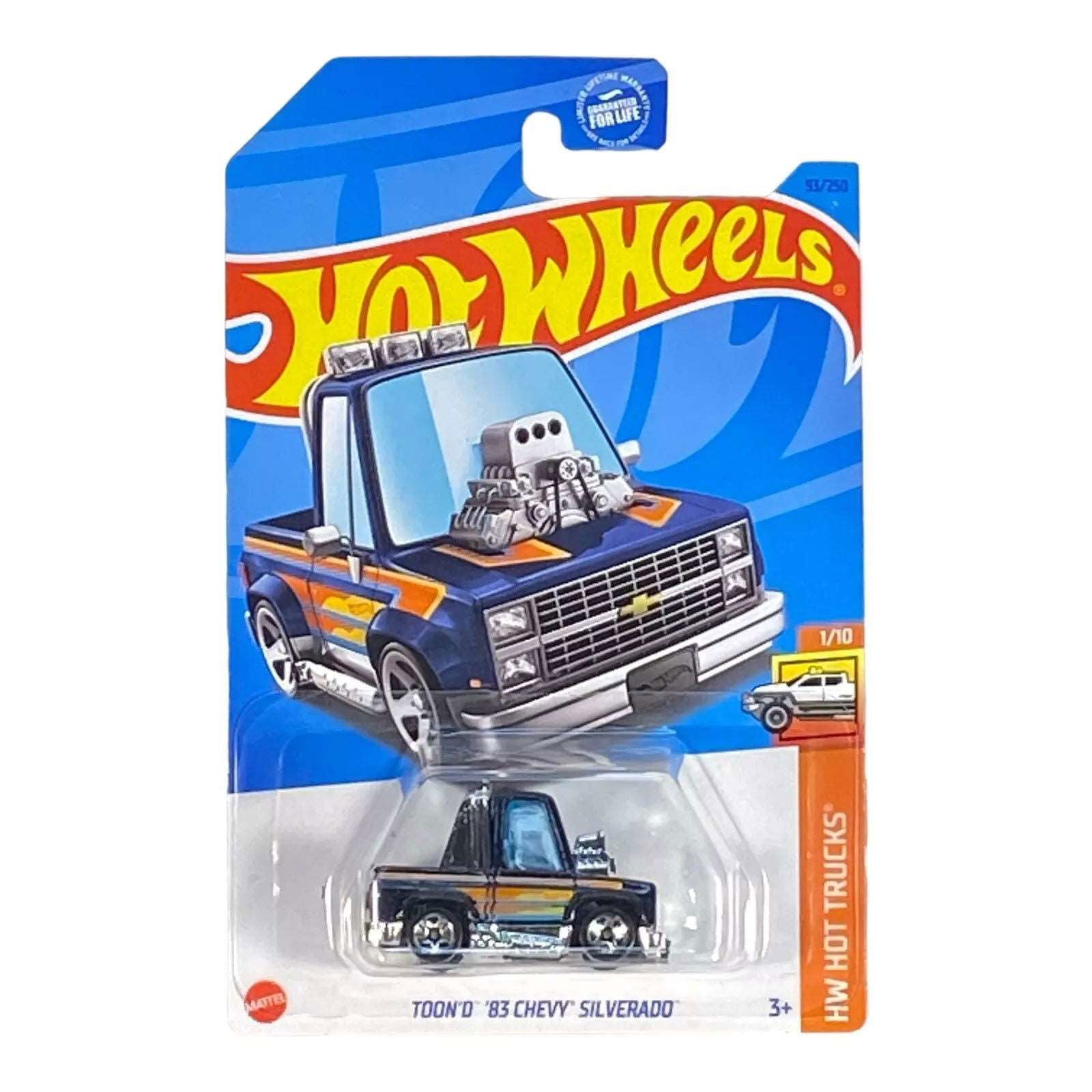 Hot Wheels Toon'd '83 Chevy Silverado - Hot Trucks Series 1/10 - Collectors World Toys