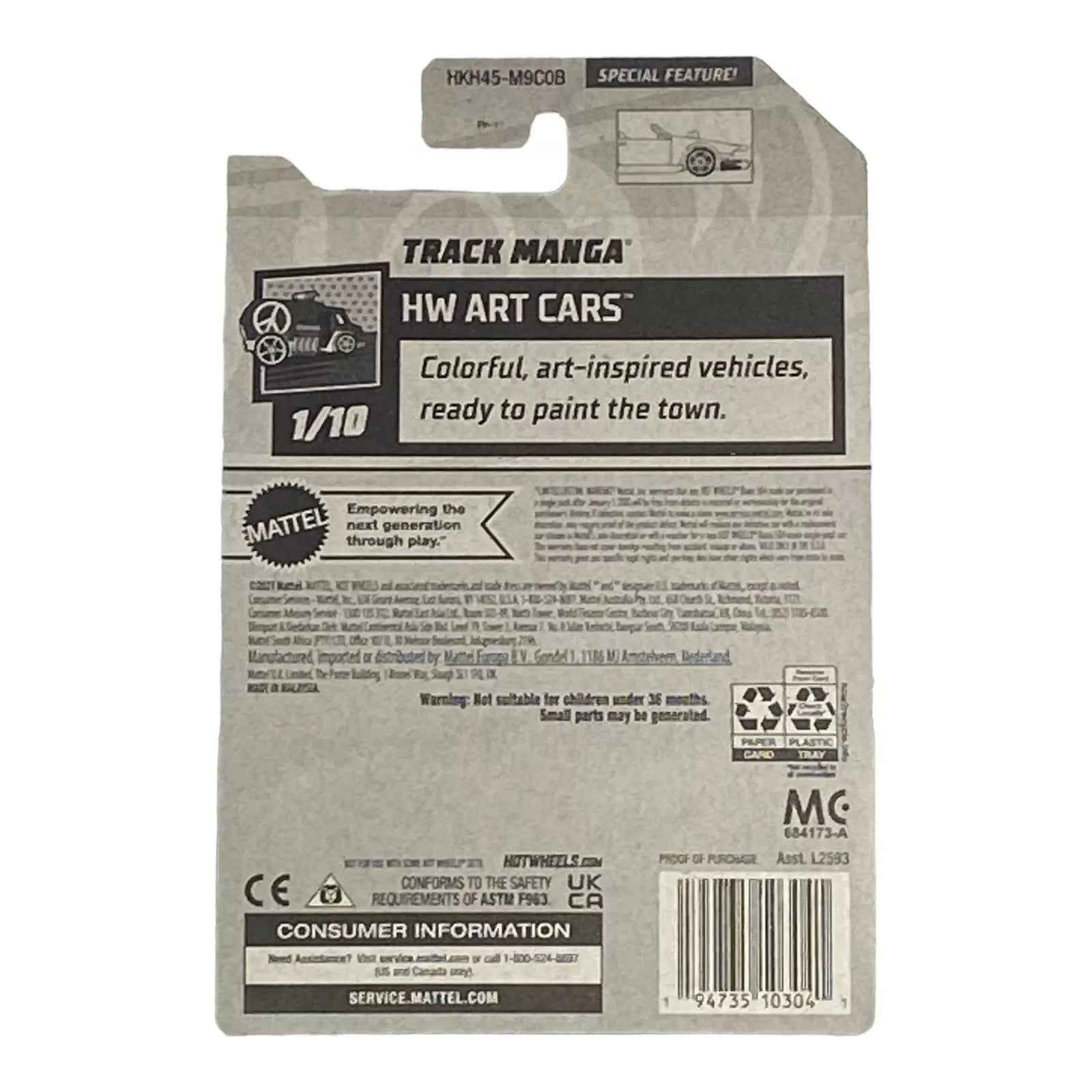 Hot Wheels Track Manga - Art Cars Series 1/10 -