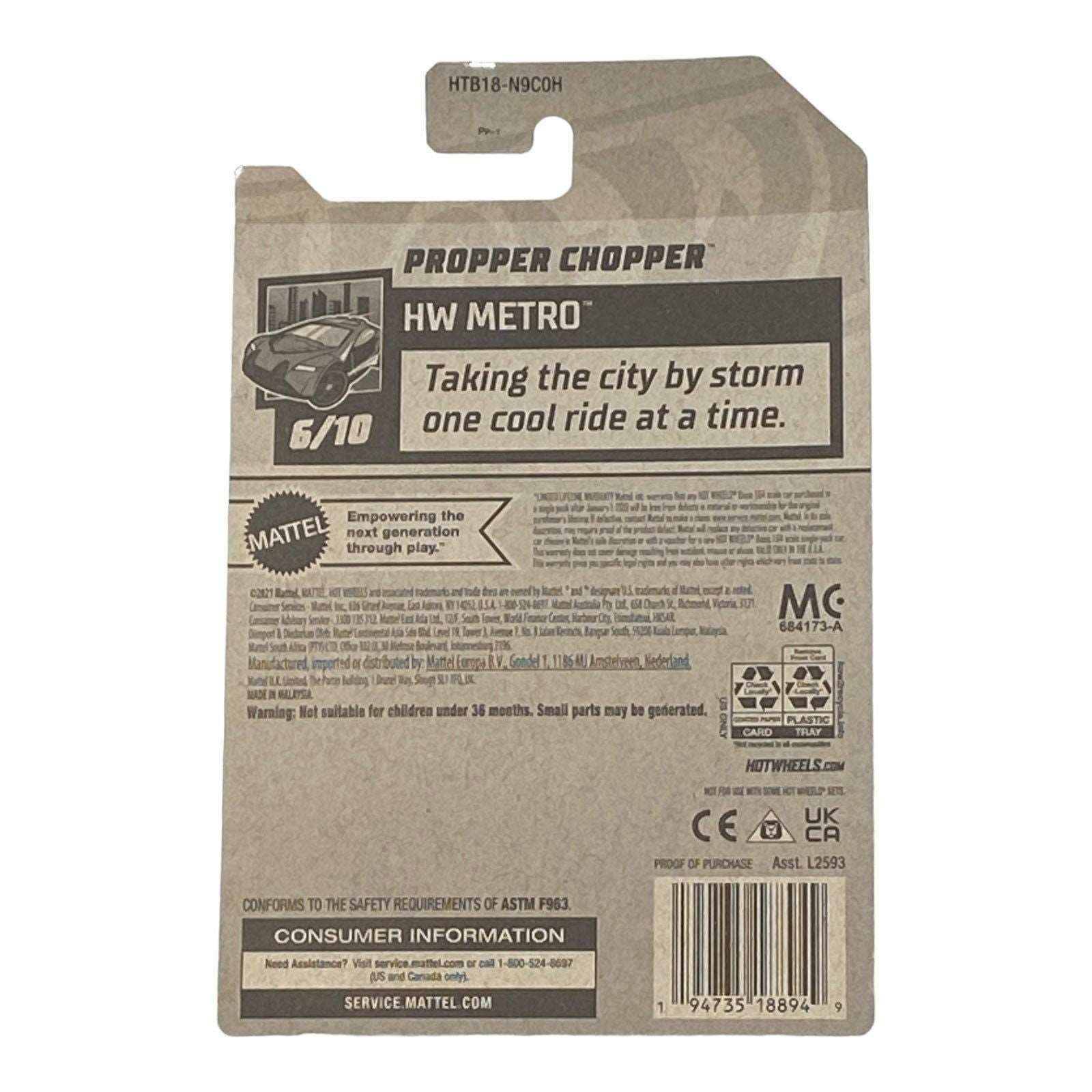 Hot Wheels Proper Chopper | Metro Series 6/10 Secondary image