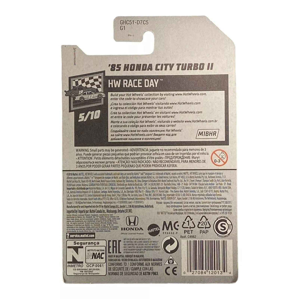 Hot Wheels '85 Honda City Turbo II - Race Day Series 5/10