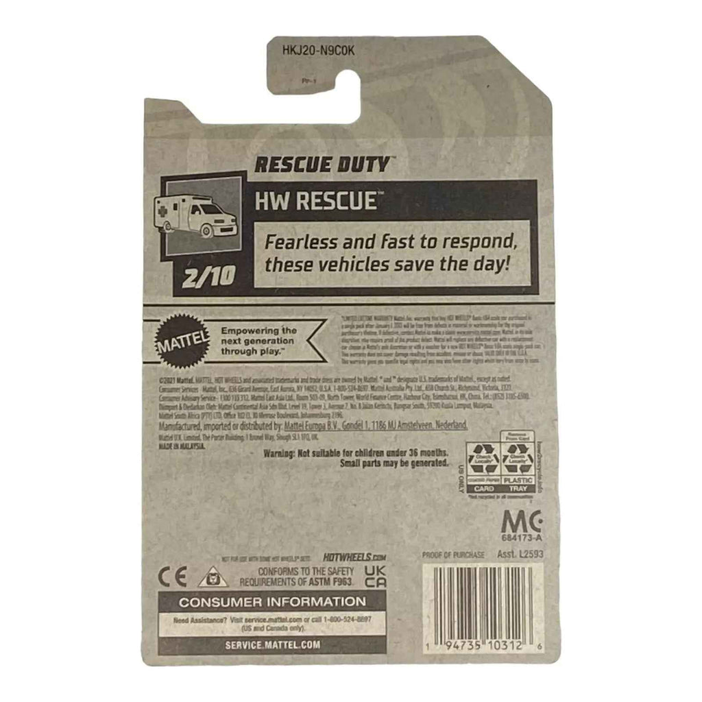 Hot Wheels Rescue Duty - Rescue Series 2/10 -