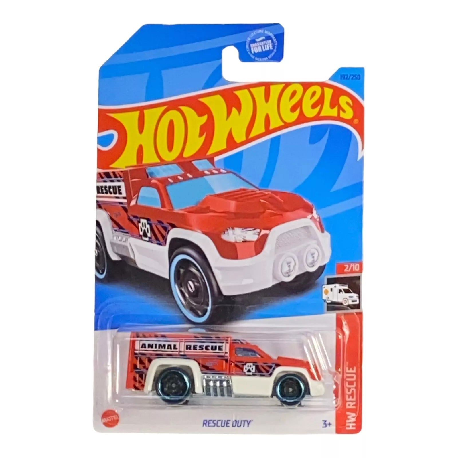 Hot Wheels Rescue Duty - Animal Rescue - Rescue Series 2/10 - Collectors World Toys