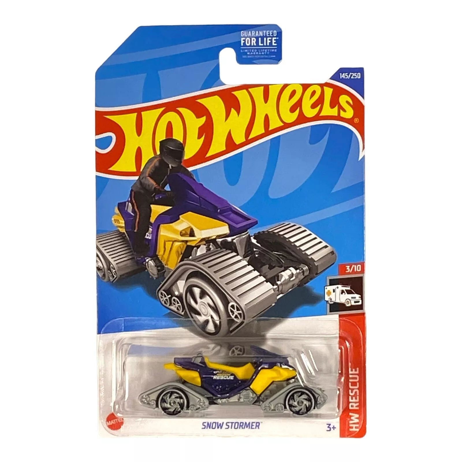 Hot Wheels Snow Stormer - Rescue Series 3/10 - Collectors World Toys