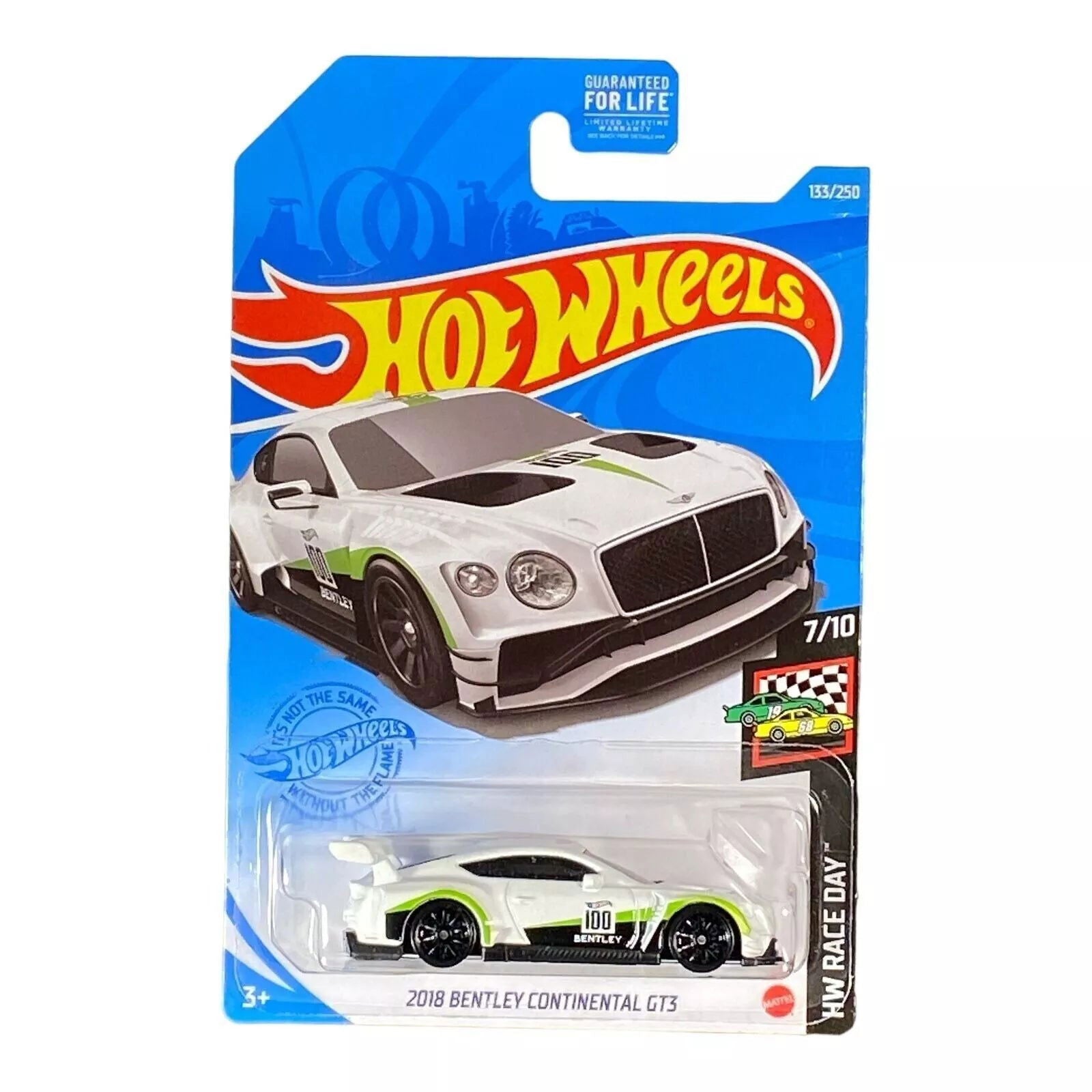 Hot Wheels 2018 Bentley Continental GT3 - Race Day Series 7/10 - Collectors World Toys