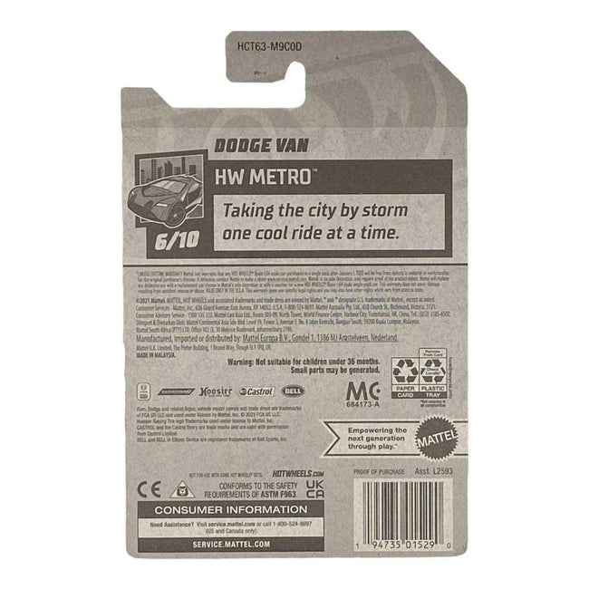 Hot Wheels Dodge Van - Metro Series 6/10 Main Image