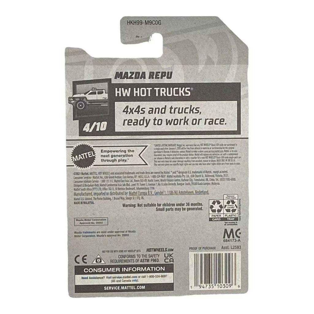 Hot Wheels Mazda Repu - Hot Trucks Series 4/10 -