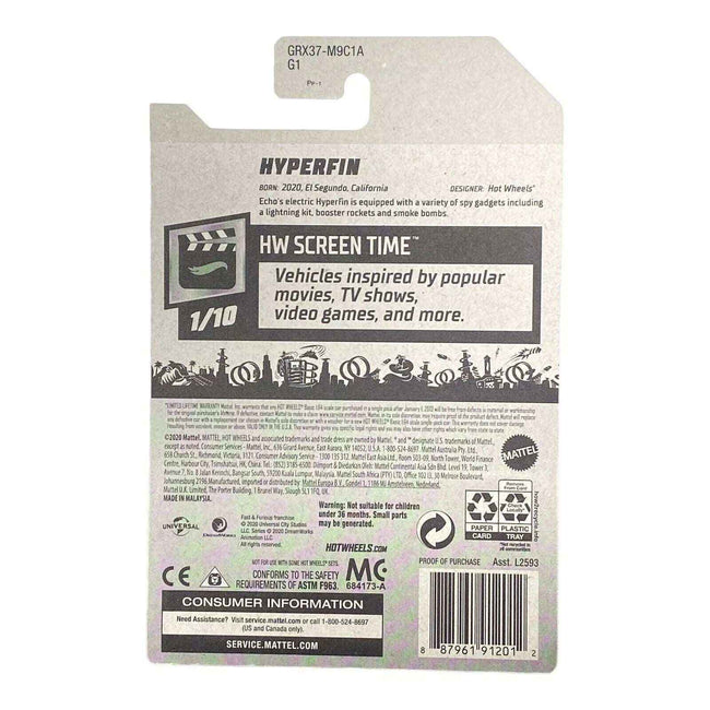 Hot Wheels Hyperfin - Fast & Furious Spy Racers - Screen Time Series 1/10 Main Image