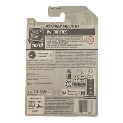 Hot Wheels McLaren Solus GT - Exotics Series 10/10