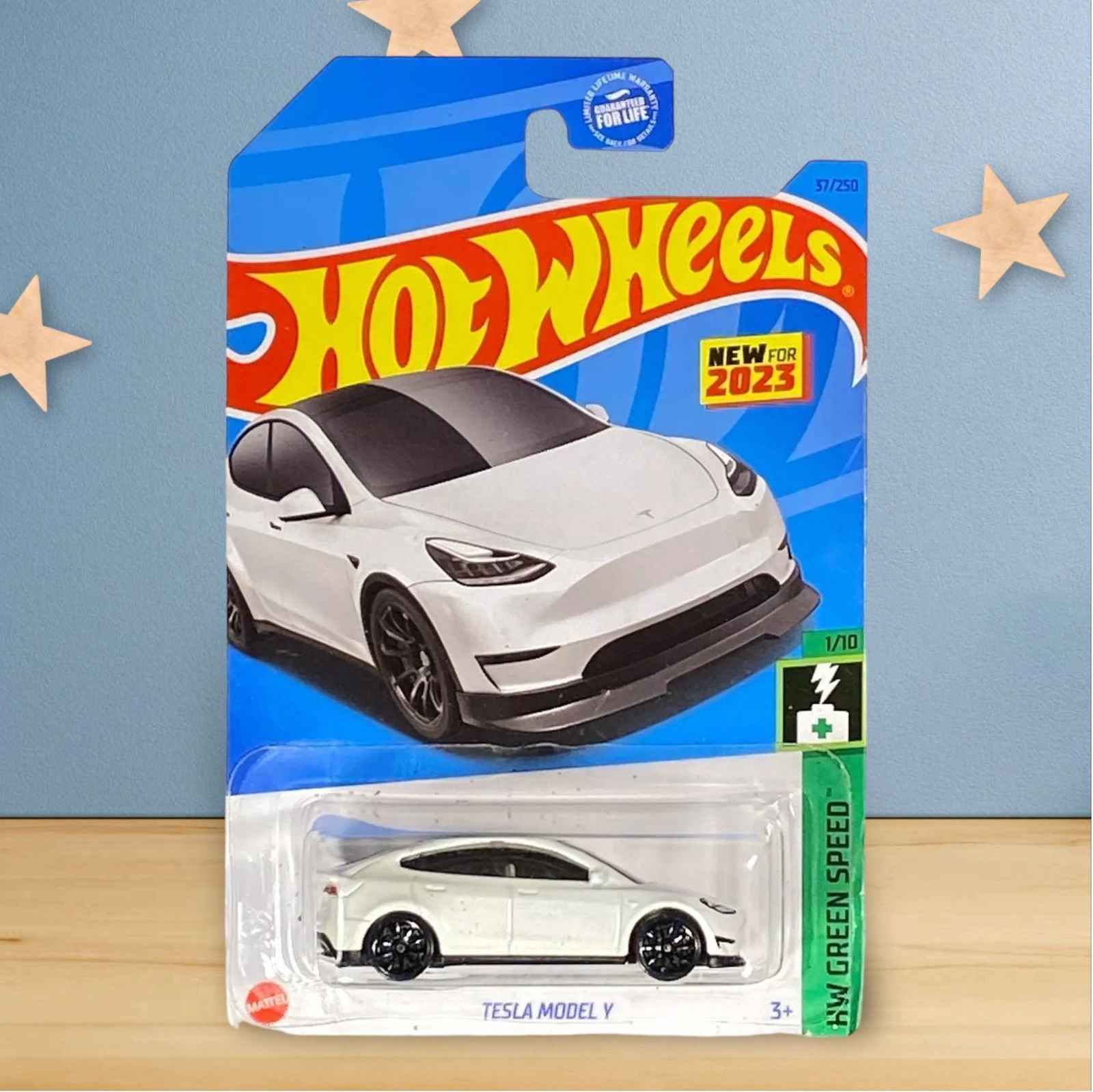 Hot Wheels Tesla Model Y Green Speed Series 1/10 Collectors World Toys