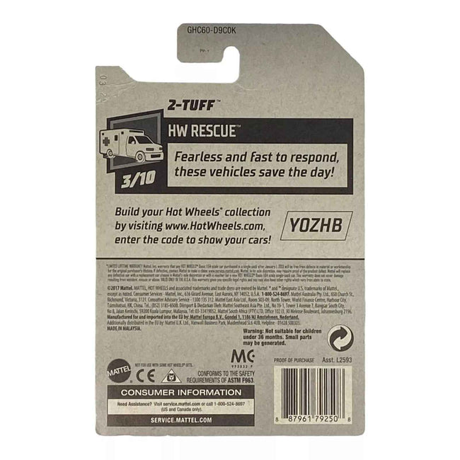 Hot Wheels 2-Tuff - Rescue Series 3/10 Main Image