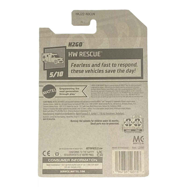 Hot Wheels H2Go - Rescue Series 5/10 Main Image