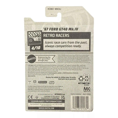 Hot Wheels '67 Ford GT40 Mk.IV - Retro Racers Series 4/10