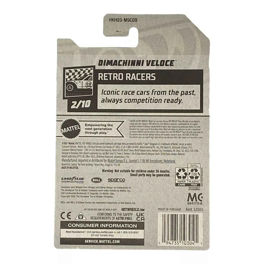 Hot Wheels Dimachinni Veloce - Retro Racers Series 2/10 -