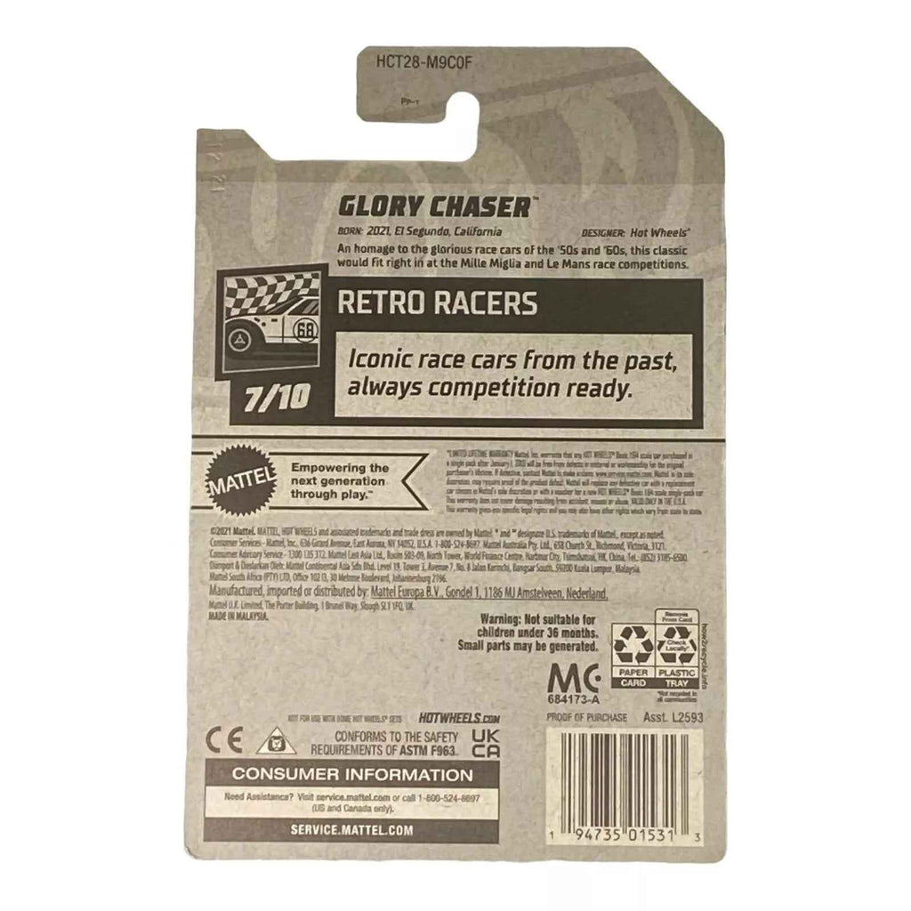 Hot Wheels Glory Chaser - Retro Racers Series 7/10 -