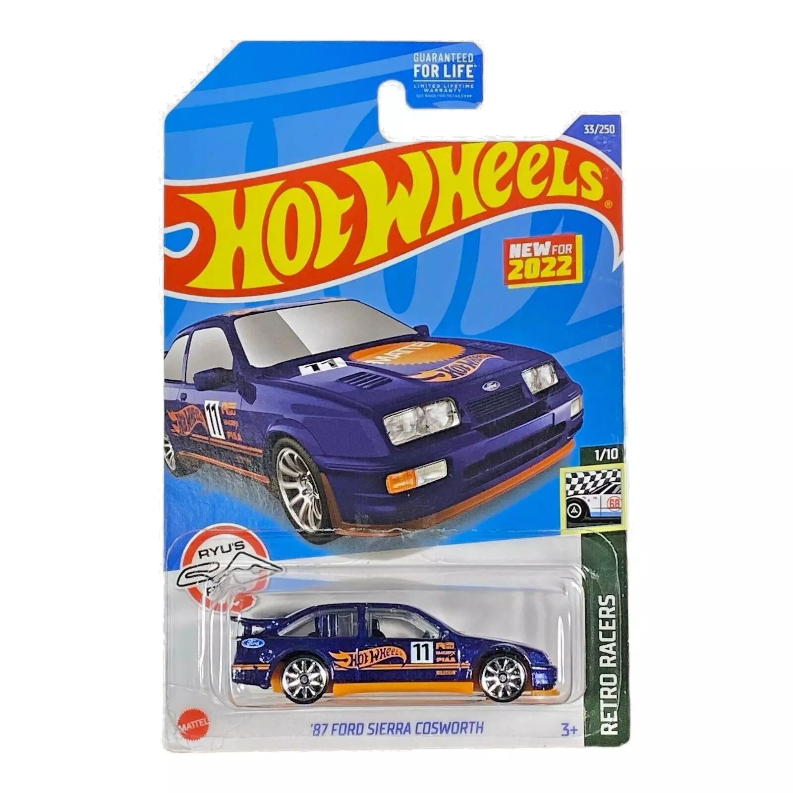 Hot Wheels '87 Ford Sierra Cosworth - Retro Racers Series 1/10 - Collectors World Toys