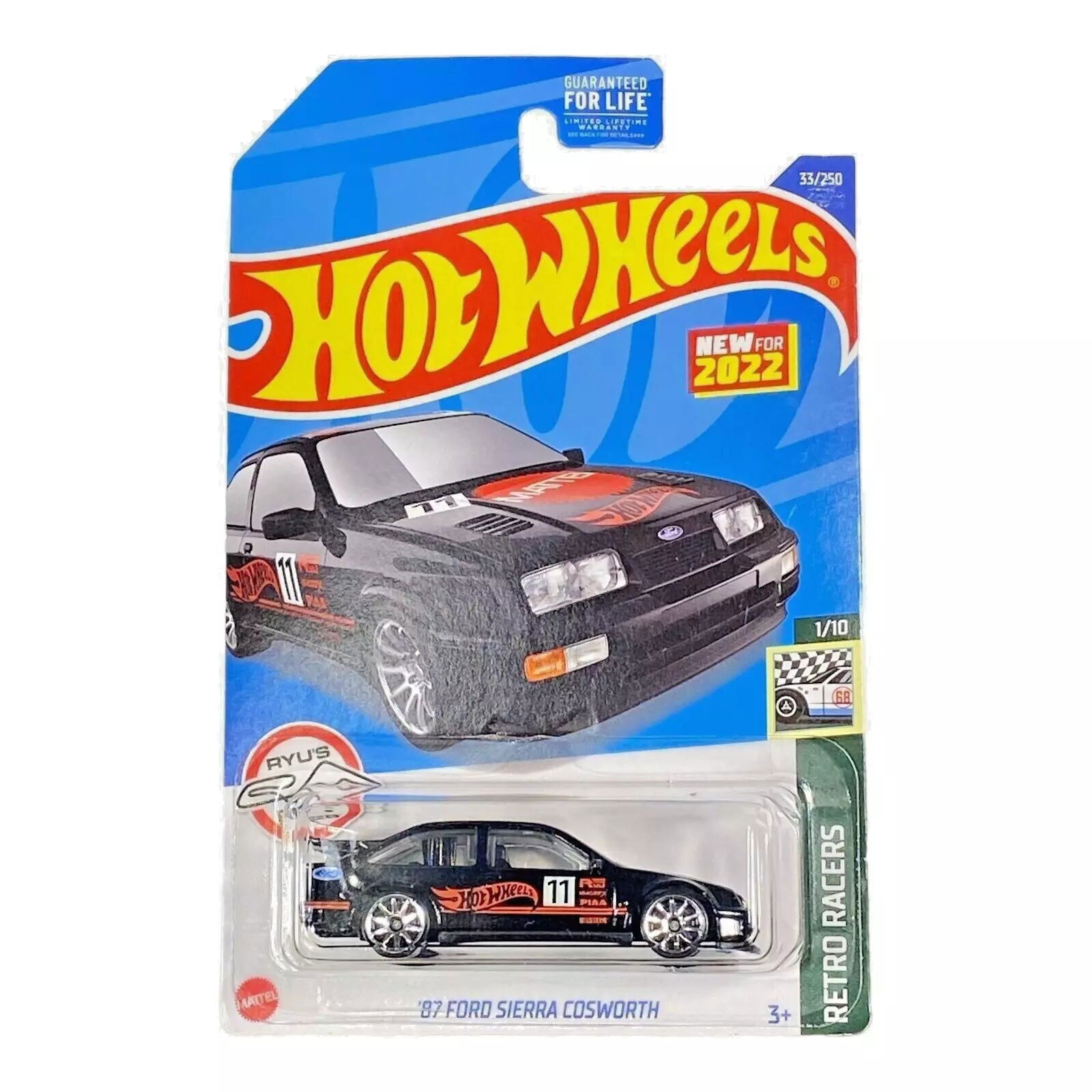 Hot Wheels '87 Ford Sierra Cosworth - Retro Racers Series 1/10 - Collectors World Toys