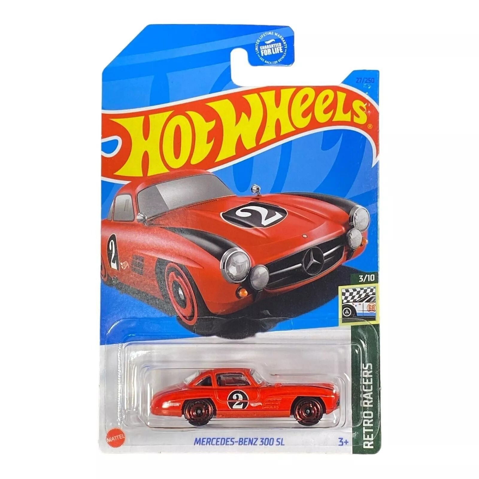 Hot Wheels Mercedes-Benz 300 SL - Retro Racers Series 3/10 - Collectors World Toys