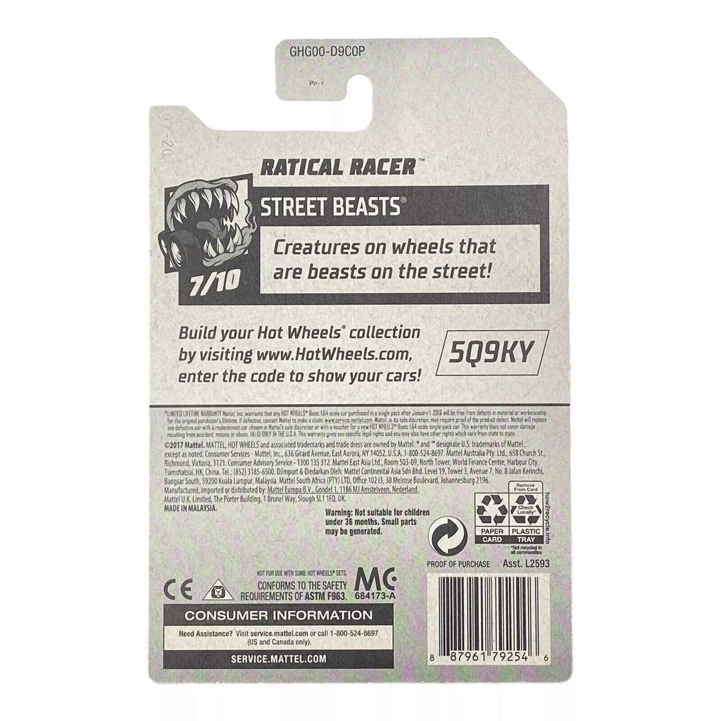 Hot Wheels Ratical Racer - Street Beasts Series 7/10 -