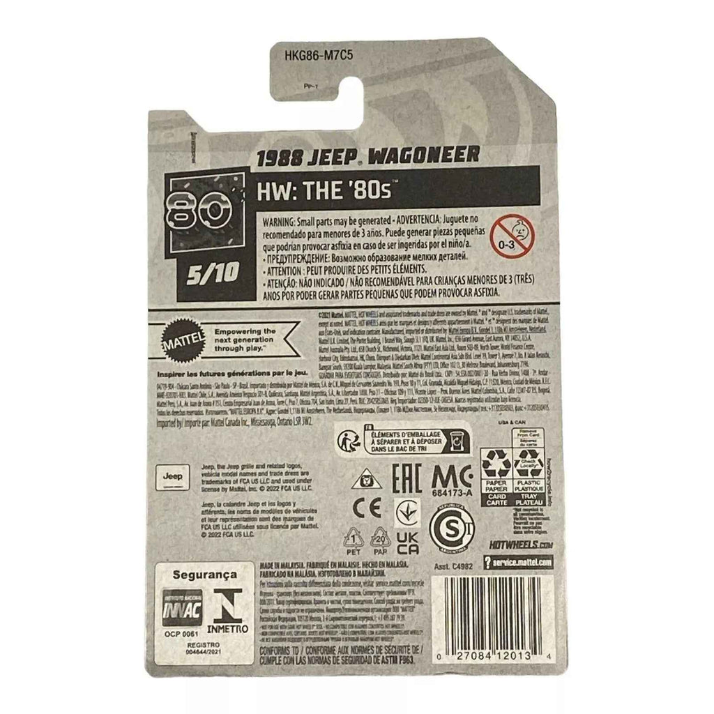 Hot Wheels 1988 Jeep Wagoneer - The 80's Series 5/10 -