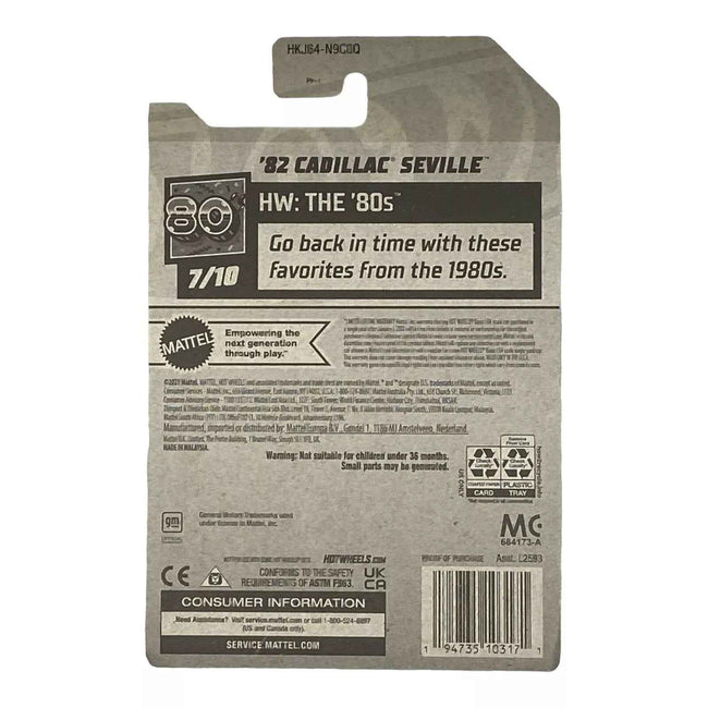 Hot Wheels '82 Cadillac Seville - The 80's Series 7/10 Main Image