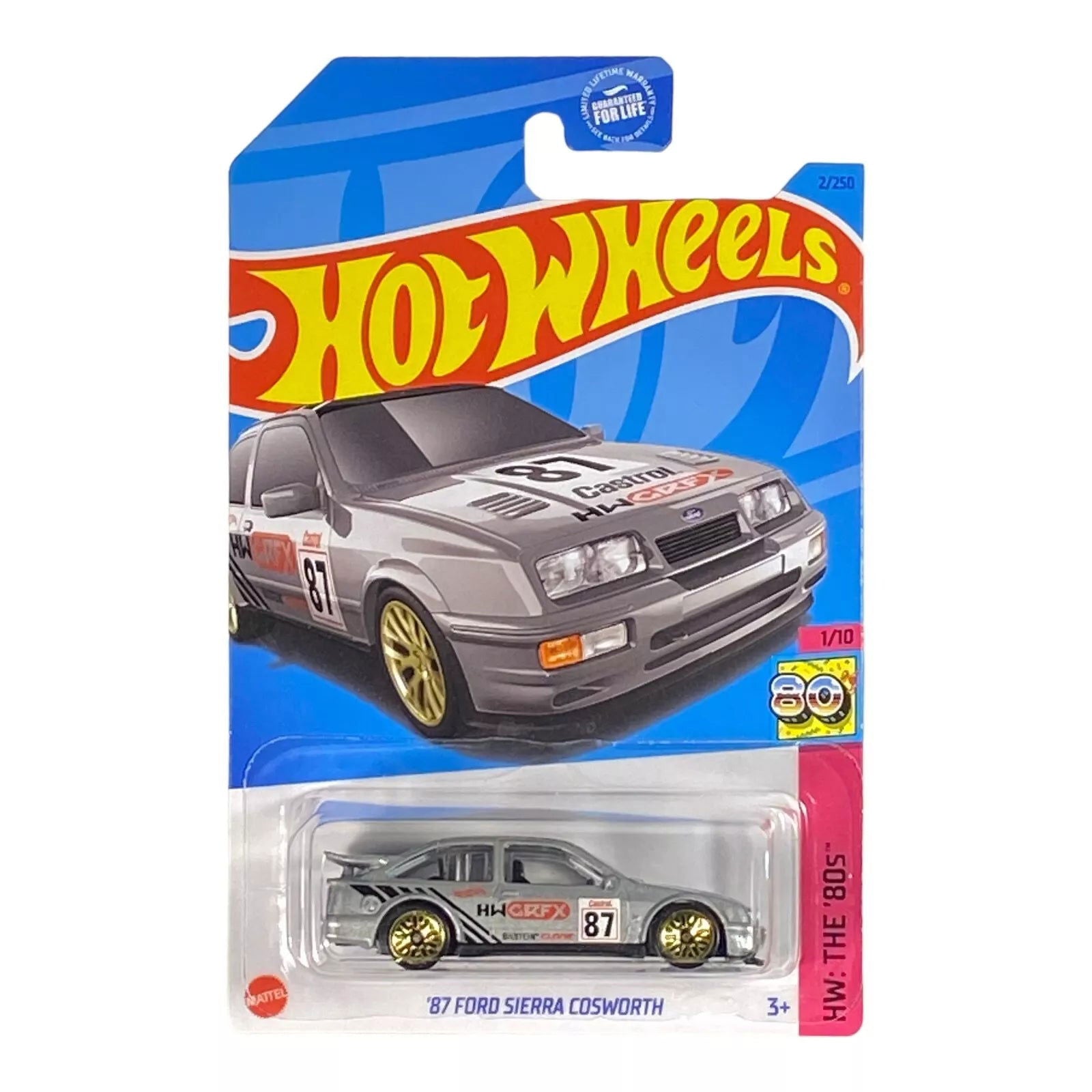 Hot Wheels '87 Ford Sierra Cosworth - The 80's Series 1/10 - Collectors World Toys