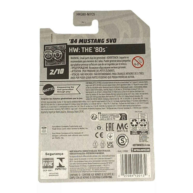 Hot Wheels '84 Mustang SVO - The 80's Series 2/10 Main Image