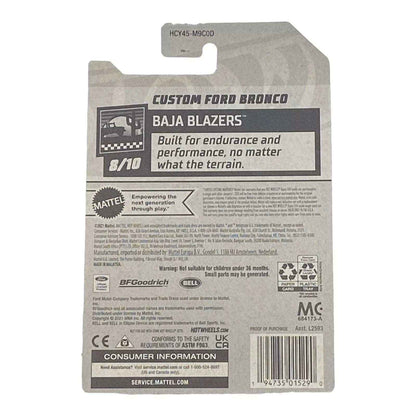 Hot Wheels Custom Ford Bronco - Baja Blazers Series 8/10