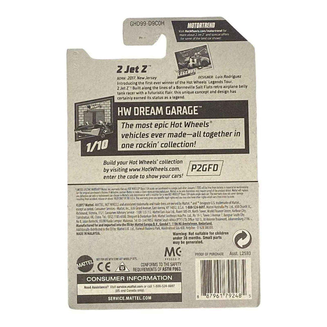 Hot Wheels 2 Jet Z - Dream Garage Series 1/10 Main Image