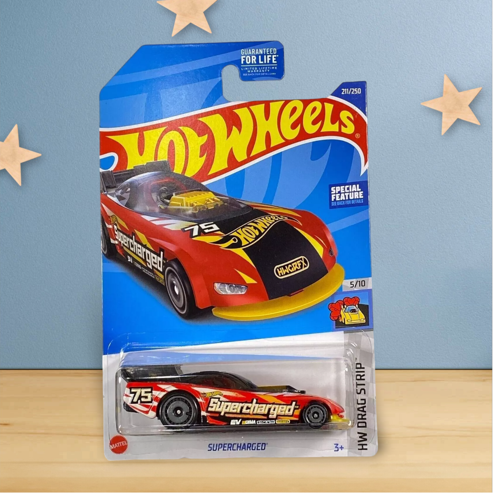 Hot Wheels Supercharged - HW Drag Strip Series 5/10 - Collectors World Toys